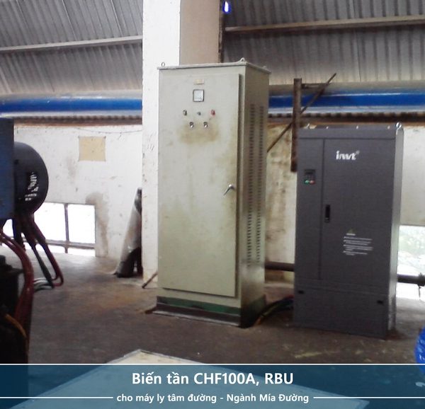 Công ty Tự động hóa Hoàng Gia cung cấp Biến tần INVT CHF100A điều khiển máy ly tâm ngành mía đường