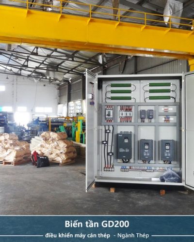 Công ty Tự động hóa Hoàng Gia HGA cung cấp biến tần GD200A điều khiển máy cán thép - Ngành Thép