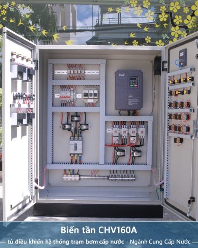 Hoàng Gia cung cấp Tủ điện CHV160A cho trạm cấp nước 3 bơm