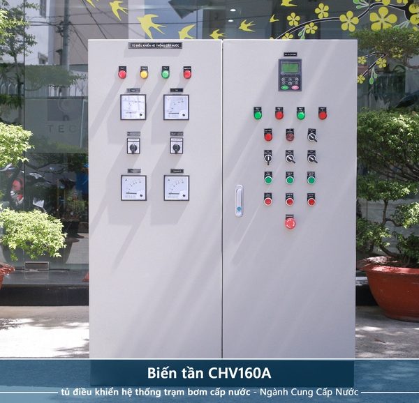 Hoàng Gia cung cấp Tủ điện CHV160A cho trạm cấp nước 3 bơm