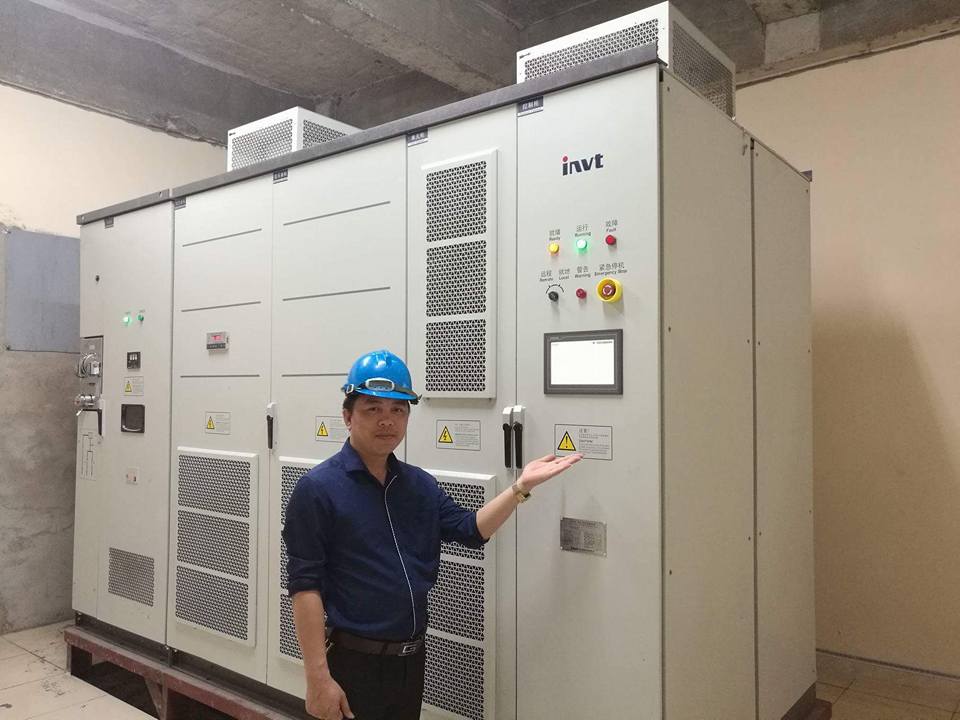 Biến tần trung thế INVT tiết kiệm 40% điện cho Công ty Thép Hòa Phát 
