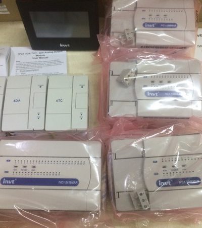 Bộ sản phẩm PLC, Module mở rộng, HMI của hãng INVT