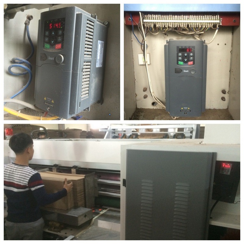 Hoàng Gia cung cấp biến tần GD200A điều khiển máy cuộn giấy, máy xeo giấy, máy in - Bao Bì Phú Phát