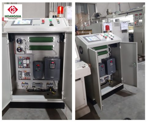 Giải pháp tủ điều khiển máy cắt dao quay GD35-09 – Cắt giấy chính xác theo vạch màu