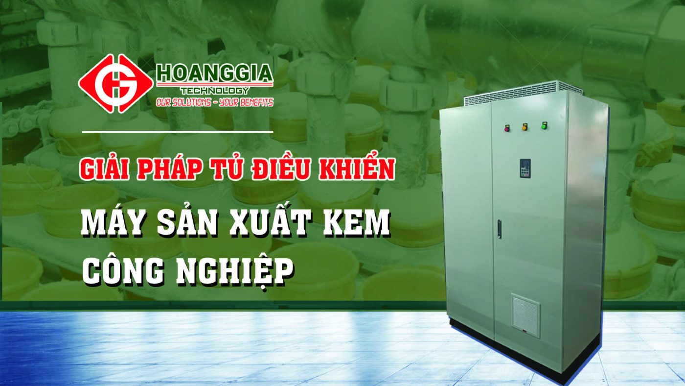 Thiết kế tủ điện biến tần cho máy làm kem công nghiệp 