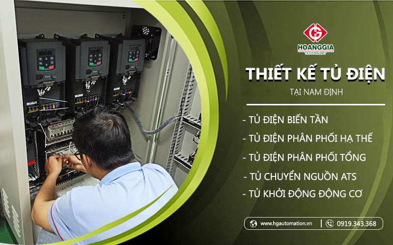 Thiết kế lắp đặt tủ điện công nghiệp tại Nam Định 