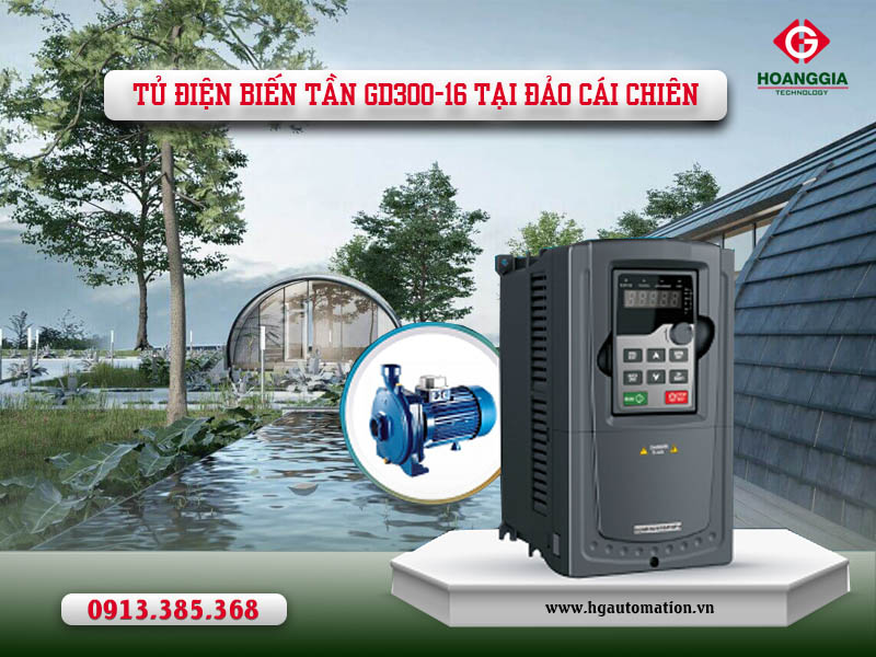 Lắp đặt tủ điện biến tần điều khiển bơm nước luân phiên tại khu du lịch đảo Cái Chiên 