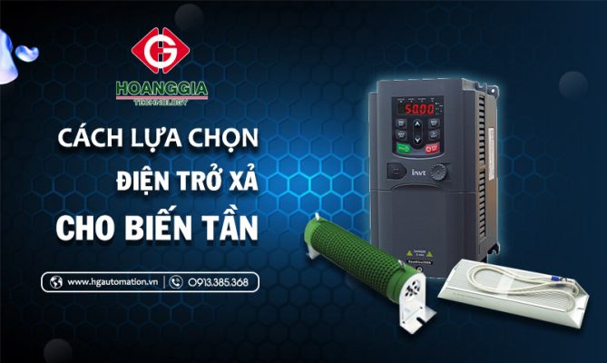 Cách lựa chọn điện trở xả cho biến tần