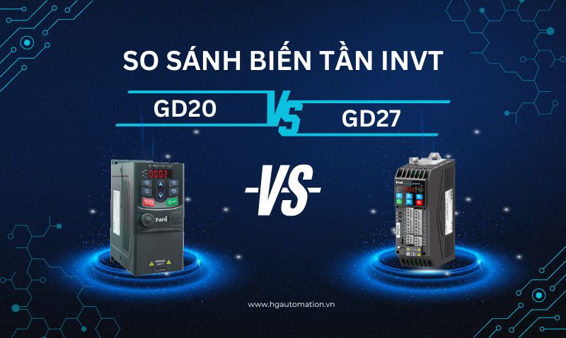 So sánh biến tần INVT GD27 và GD20 – Thông số kỹ thuật 