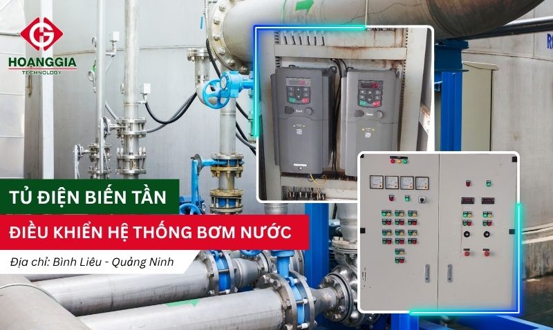 Dự án tủ điện biến tần INVT GD200A cho trạm bơm nước tại Bình Liêu, Quảng Ninh 