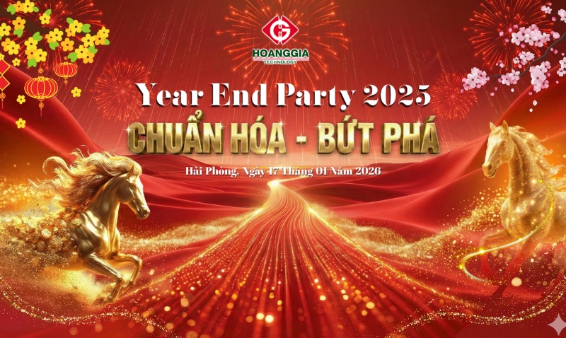 Year End Party 2025 Hoàng Gia Automation – Chuẩn Hóa & Bứt Phá 