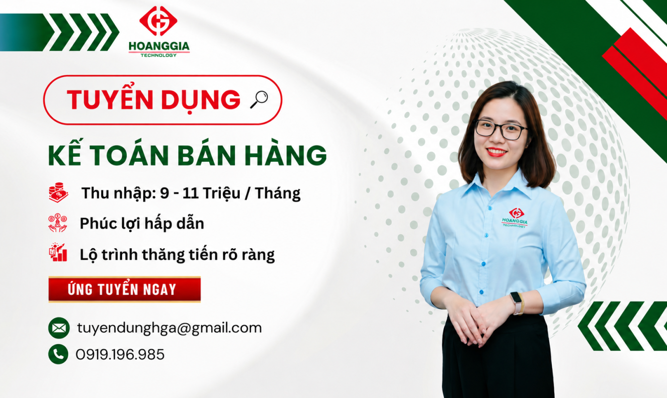 Tuyển dụng Kế Toán Bán Hàng