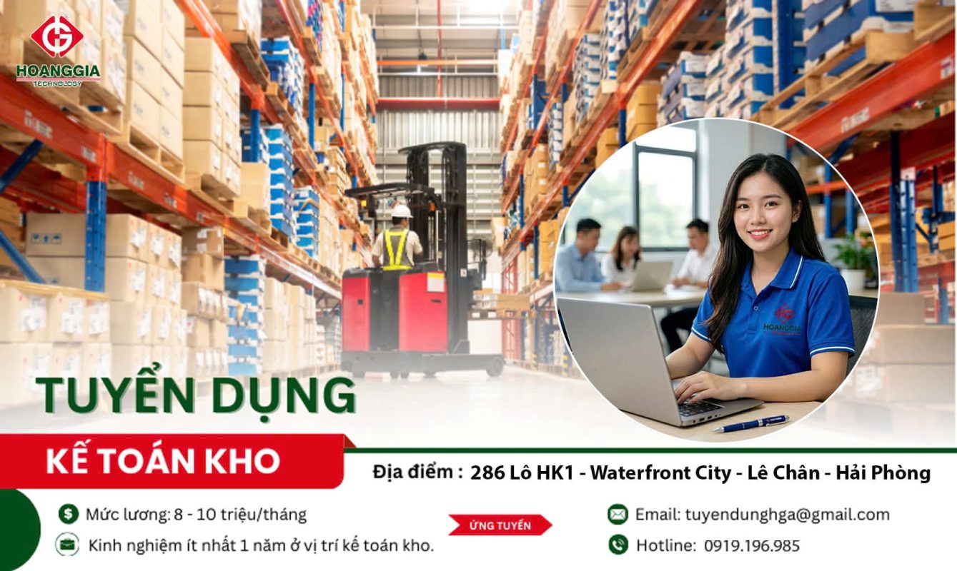 TUYỂN DỤNG NHÂN VIÊN KẾ TOÁN KHO 