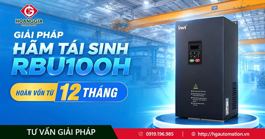 RBU100H – Giải pháp hãm tái sinh tiết kiệm năng lượng cho ngành công nghiệp