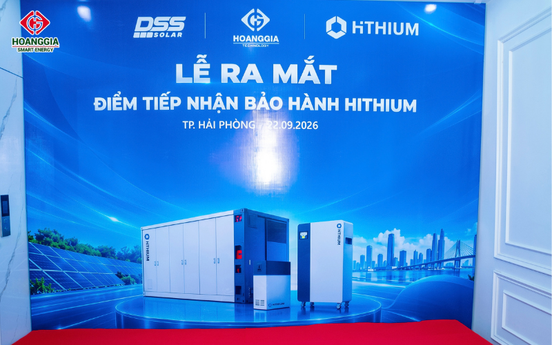 Hoàng Gia trở thành điểm tiếp nhận bảo hành HiTHIUM tại Việt Nam 